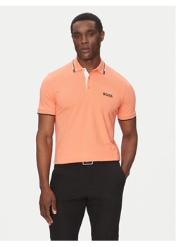 BOSS Polo Paddy Pro 50469102 Pomarańczowy Regular Fit ze sklepu MODIVO w kategorii T-shirty męskie - zdjęcie 181081497