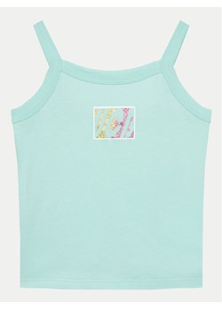 United Colors Of Benetton Top 3I1XCH01E Zielony Regular Fit ze sklepu MODIVO w kategorii Bluzki dziewczęce - zdjęcie 181081555