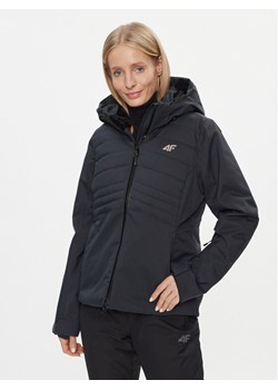 4F Kurtka narciarska 4FAW23TTJAF339 Czarny Slim Fit ze sklepu MODIVO w kategorii Kurtki damskie - zdjęcie 181081615