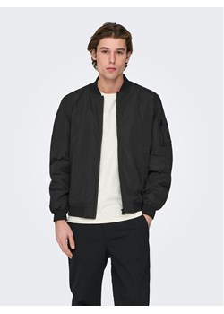 Only & Sons Kurtka bomber Joshua 22023287 Czarny Regular Fit ze sklepu MODIVO w kategorii Kurtki męskie - zdjęcie 181081738