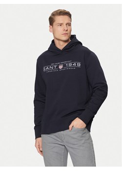 Gant Bluza 2044014 Granatowy Regular Fit ze sklepu MODIVO w kategorii Bluzy męskie - zdjęcie 181081825