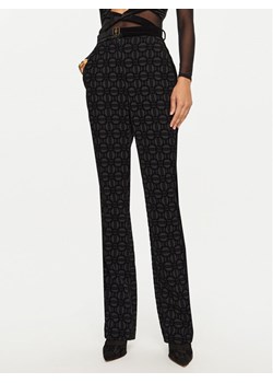 Elisabetta Franchi Spodnie materiałowe PA-051-47E2-V430 Czarny Regular Fit ze sklepu MODIVO w kategorii Spodnie damskie - zdjęcie 181081895