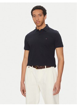 Tommy Hilfiger Polo Vertical MW0MW38951 Granatowy Regular Fit ze sklepu MODIVO w kategorii T-shirty męskie - zdjęcie 181082166