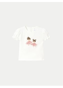 Mayoral T-Shirt 1041 Écru Regular Fit ze sklepu MODIVO w kategorii Kaftaniki i bluzki - zdjęcie 181082528