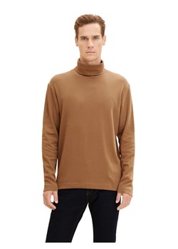 Tom Tailor Golf 1034387 Brązowy Regular Fit ze sklepu MODIVO w kategorii Swetry męskie - zdjęcie 181082545
