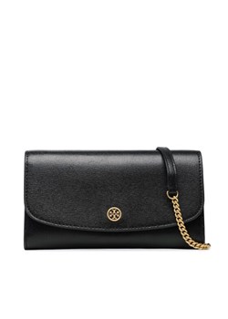 Tory Burch Torebka Robinson Chain Wallet 137152 Czarny ze sklepu MODIVO w kategorii Kopertówki - zdjęcie 181082668