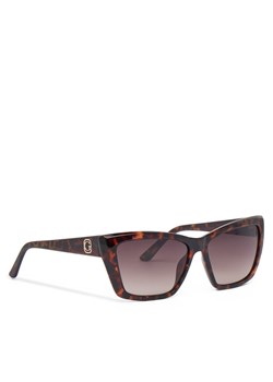 Guess Okulary przeciwsłoneczne GU00098 Brązowy ze sklepu MODIVO w kategorii Okulary przeciwsłoneczne damskie - zdjęcie 181082695