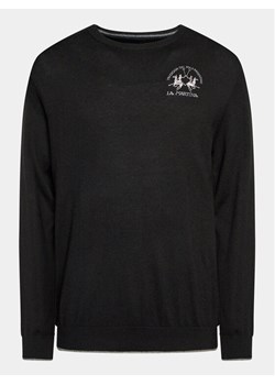 La Martina Sweter Wessel WMS016 YW025 Czarny Regular Fit ze sklepu MODIVO w kategorii Swetry męskie - zdjęcie 181082706