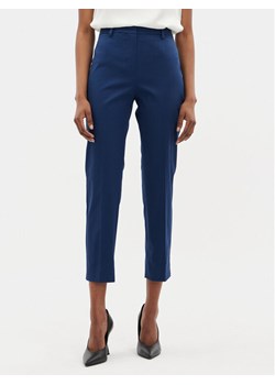 Weekend Max Mara Spodnie materiałowe Cecco 2415131032 Granatowy Regular Fit ze sklepu MODIVO w kategorii Spodnie damskie - zdjęcie 181082789