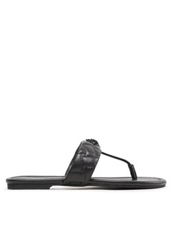 Kurt Geiger Japonki Kensington T-Bar Drench 9600600109 Czarny ze sklepu MODIVO w kategorii Klapki damskie - zdjęcie 181082948