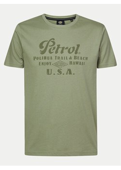 Petrol Industries T-Shirt M-1040-TSR600 Zielony Regular Fit ze sklepu MODIVO w kategorii T-shirty męskie - zdjęcie 181082967