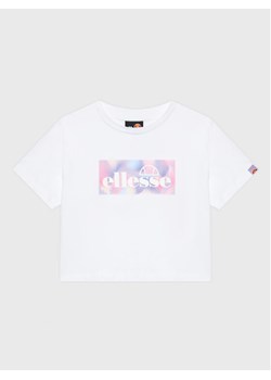 Ellesse T-Shirt Casia S4R17685 Biały Regular Fit ze sklepu MODIVO w kategorii Bluzki dziewczęce - zdjęcie 181082995