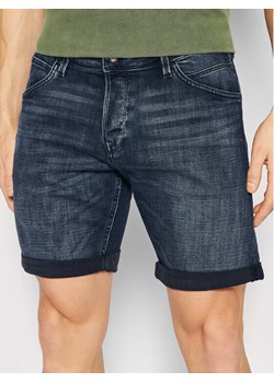 Jack&Jones Szorty jeansowe Rick Fox 12201630 Granatowy Regular Fit ze sklepu MODIVO w kategorii Spodenki męskie - zdjęcie 181083026