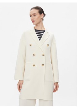 MAX&Co. Płaszcz wełniany Riccardo Biały Regular Fit ze sklepu MODIVO w kategorii Płaszcze damskie - zdjęcie 181083059