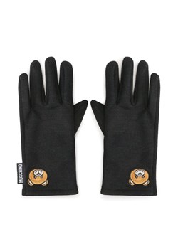 MOSCHINO Rękawiczki Damskie 65345 M2812 Czarny ze sklepu MODIVO w kategorii Rękawiczki damskie - zdjęcie 181083065
