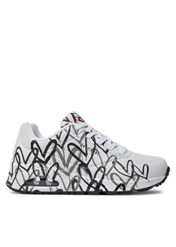 Skechers Sneakersy Spread The Love 155507/WBGY Biały ze sklepu MODIVO w kategorii Buty sportowe damskie - zdjęcie 181083096