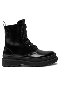 Calvin Klein Jeans Trapery Lace-Up Bootie V4A5-81031-1453 M Czarny - id: 0000304427381 - marki Calvin Klein - 181083176 Calvin Klein Jeans Trapery Lace-Up Bootie V4A5-81031-1453 M Czarny ze sklepu MODIVO w kategorii Buty zimowe dziecięce - zdjęcie 181083176