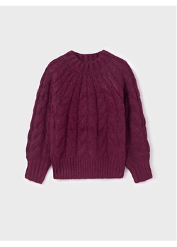 Mayoral Sweter 7.307 Fioletowy Regular Fit ze sklepu MODIVO w kategorii Swetry dziewczęce - zdjęcie 181083178
