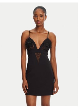 Elisabetta Franchi Sukienka koktajlowa AB72952E2-V460 Czarny Slim Fit ze sklepu MODIVO w kategorii Sukienki - zdjęcie 181083208