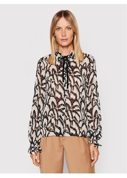 The Kooples Bluzka FTOP25015K Czarny Relaxed Fit ze sklepu MODIVO w kategorii Bluzki damskie - zdjęcie 181083225