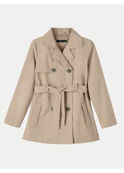 NAME IT Trencz Madelin 13237537 Beżowy Regular Fit ze sklepu MODIVO w kategorii Płaszcze damskie - zdjęcie 181083385