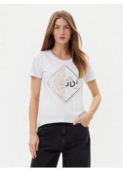 Gaudi T-Shirt 511BD64039 Biały Regular Fit ze sklepu MODIVO w kategorii Bluzki damskie - zdjęcie 181083398