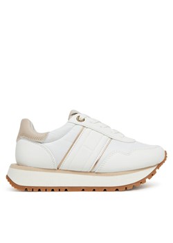 Tommy Hilfiger Sneakersy Low Cut Lace-Up Sneaker T3A9-33758-1695 M Biały ze sklepu MODIVO w kategorii Buty sportowe dziecięce - zdjęcie 181083407