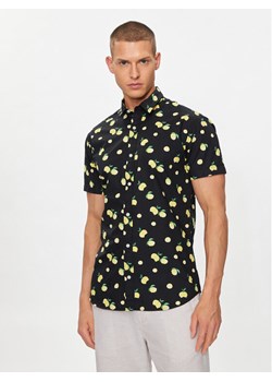 Jack&Jones Koszula Sunshade 12249217 Czarny Slim Fit ze sklepu MODIVO w kategorii Koszule męskie - zdjęcie 181083609