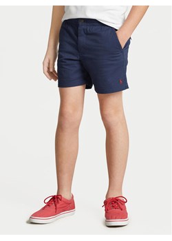 Polo Ralph Lauren Szorty materiałowe 323855350011 Granatowy Regular Fit - id: 0000302461202 - marki Polo Ralph Lauren - 181083618 Polo Ralph Lauren Szorty materiałowe 323855350011 Granatowy Regular Fit ze sklepu MODIVO w kategorii Spodenki dziewczęce - zdjęcie 181083618