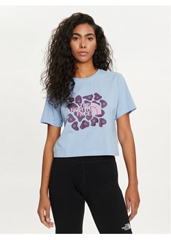The North Face T-Shirt NF0A880M Niebieski Regular Fit ze sklepu MODIVO w kategorii Bluzki damskie - zdjęcie 181083689