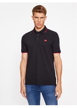 Hugo Polo Deresino232 50490775 Czarny Slim Fit ze sklepu MODIVO w kategorii T-shirty męskie - zdjęcie 181083887