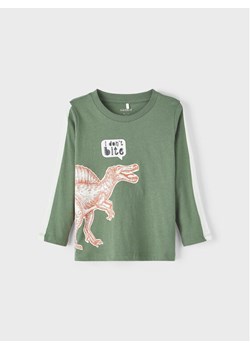 NAME IT Bluzka 13213233 Zielony Regular Fit ze sklepu MODIVO w kategorii T-shirty chłopięce - zdjęcie 181083948
