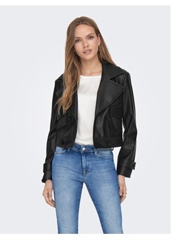 ONLY Kurtka z imitacji skóry 15293027 Czarny Regular Fit ze sklepu MODIVO w kategorii Kurtki damskie - zdjęcie 181083958