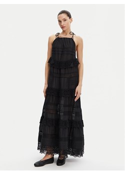 Munthe Sukienka letnia Fuenta 251132225128 Czarny Loose Fit ze sklepu MODIVO w kategorii Sukienki - zdjęcie 181084036