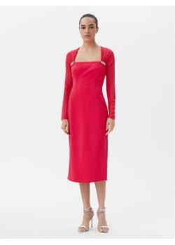 Luisa Spagnoli Sukienka koktajlowa Protocollo 541709 Czerwony Regular Fit ze sklepu MODIVO w kategorii Sukienki - zdjęcie 181084055