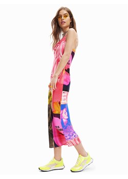 Desigual Sukienka letnia Montpellier 23SWVW38 Różowy Regular Fit - id: 0000302486465 - marki Desigual - 181084115 Desigual Sukienka letnia Montpellier 23SWVW38 Różowy Regular Fit ze sklepu MODIVO w kategorii Sukienki - zdjęcie 181084115