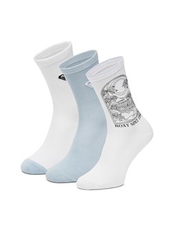 Roxy Skarpety AS_ROXY_05W_SS25 (3-PACK) Biały ze sklepu MODIVO w kategorii Skarpetki damskie - zdjęcie 181084119