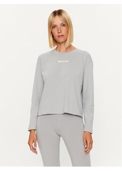 United Colors Of Benetton Koszulka piżamowa 30963M04S Szary Regular Fit ze sklepu MODIVO w kategorii Piżamy damskie - zdjęcie 181084179