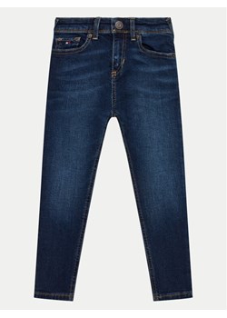 Tommy Hilfiger Jeansy Scanton Slim Jeans KB0KB08752 M Granatowy Regular Fit ze sklepu MODIVO w kategorii Spodnie dziewczęce - zdjęcie 181084187