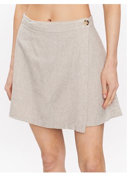 Moss Copenhagen Spódnica mini 17531 Beżowy Basic Fit ze sklepu MODIVO w kategorii Spódnice - zdjęcie 181084277