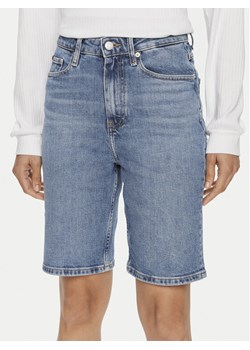Tommy Hilfiger Szorty jeansowe WW0WW41323 Niebieski Slim Fit ze sklepu MODIVO w kategorii Szorty - zdjęcie 181084348