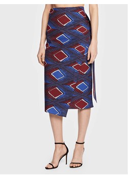 Weekend Max Mara Spódnica midi Fiore 23510103 Granatowy Regular Fit ze sklepu MODIVO w kategorii Spódnice - zdjęcie 181084477
