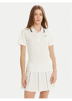Guess Polo V5GP06 KCOK1 Biały Regular Fit ze sklepu MODIVO w kategorii Bluzki damskie - zdjęcie 181084598