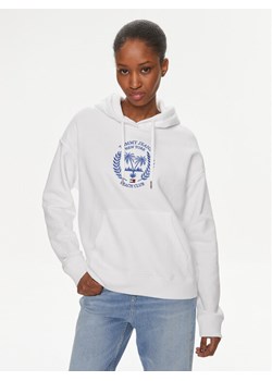 Tommy Jeans Bluza DW0DW17792 Biały Boxy Fit ze sklepu MODIVO w kategorii Bluzy damskie - zdjęcie 181084628