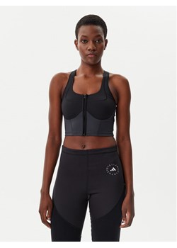 adidas by Stella McCartney Top Stella McCartney Two-tone JM0301 Czarny Slim Fit ze sklepu MODIVO w kategorii Biustonosze - zdjęcie 181084667