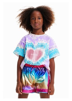 Desigual T-Shirt 23SGTK02 Kolorowy Regular Fit ze sklepu MODIVO w kategorii Bluzki dziewczęce - zdjęcie 181084668