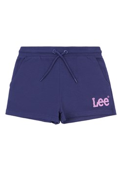 Lee Szorty sportowe Wobbly Graphic LEG5092 Niebieski Regular Fit ze sklepu MODIVO w kategorii Spodenki dziewczęce - zdjęcie 181084725