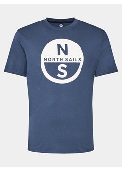 North Sails T-Shirt Basic 692972 Granatowy Regular Fit ze sklepu MODIVO w kategorii T-shirty męskie - zdjęcie 181084877