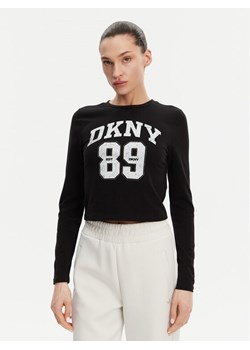 DKNY Bluzka DP4T9979 Czarny Regular Fit ze sklepu MODIVO w kategorii Bluzki damskie - zdjęcie 181084915