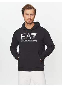 EA7 Emporio Armani Bluza 6RPM17 PJSLZ 1200 Czarny Regular Fit ze sklepu MODIVO w kategorii Bluzy męskie - zdjęcie 181084916